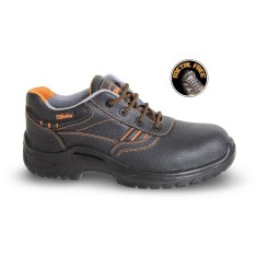 SCARPE IN PELLE PIENO FIORE IDROREPELLENTE AR. 7200BKK