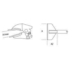 PINZA REGOLABILE AUTOBLOCCANTE PER LATTONIERI L MM 200 ART. 1063    2