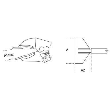 PINZA REGOLABILE AUTOBLOCCANTE PER LATTONIERI L MM 200 ART. 1063   