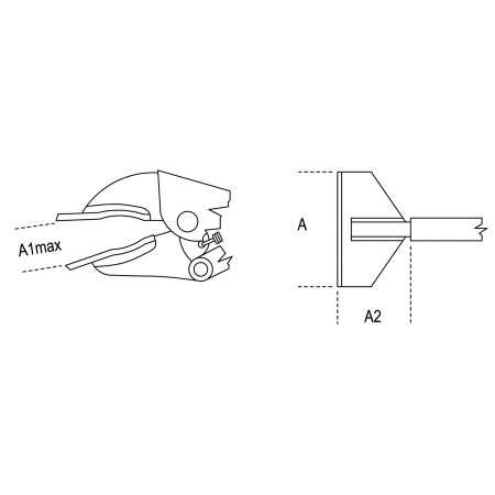 PINZA REGOLABILE AUTOBLOCCANTE PER LATTONIERI L MM 200 ART. 1063   