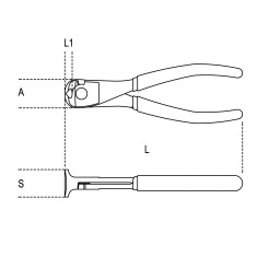 TRONCHESI A GRANDE EFFETTO A TAGLIENTI FRONTALI L MM 160 ART. 1088    2