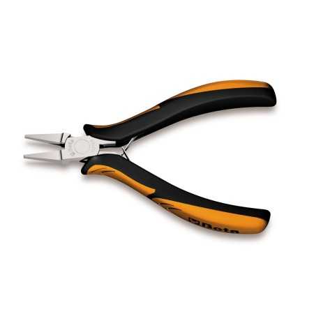 PINZA PER ELETTRONICA A BECCHI PIATTI CORTI LISCI ART. 1171BM   