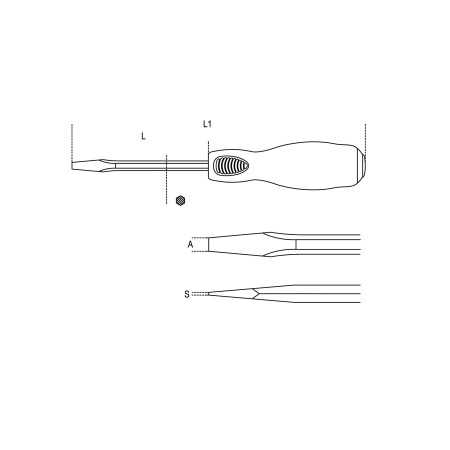 Giravite A Battere A Taglio - Beta 1241 SxAxL MM 1x5,5x100    