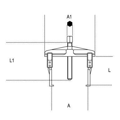 ESTRATTORI A 2 GRIFFE SOTTILI ART. 1501/1