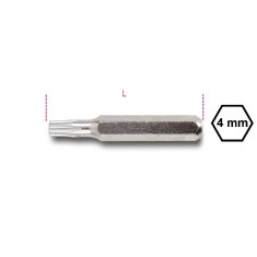INSERTI 4 MM PER VITI CON IMPRONTA TAMPER RESISTANT TORX® T8 ART. 1256RTX   