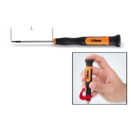 MICROGIRAVITE A CHIAVE MASCHIO PER VITI CON IMPRONTA TORX® T10 ART. 1257TX   