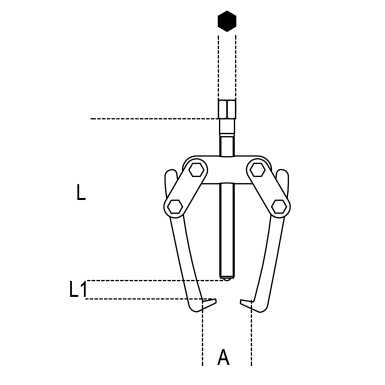 ESTRATTORE A DUE GRIFFE OSCILLANTI ART. 1515/1