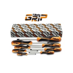 SERIE DI 8 CHIAVI MASCHIO ESAGONALE CON IMPUGNATURA  ART. 1265ES/S8   