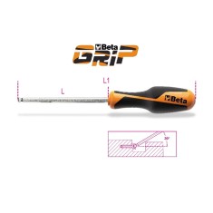 CHIAVI MASCHIO ESAGONALE AD ESTREMITA' SFERICA CON IMPUGNATURA MM 2,5 ART. 1266BP   