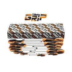 SERIE DI 13 CHIAVI MASCHIO CON IMPUGNATURA PER VITI CON IMPRONTA TORX® ART. 1267TX/S13   