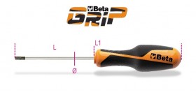 CHIAVI MASCHIO CON IMPUGNATURA PER VITI CON IMPRONTA TAMPER RESISTANT TORX® T15 ART. 1268RTX   