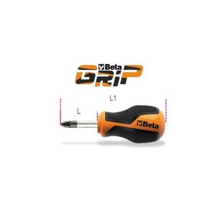 GIRAVITE PER VITI CON IMPRONTA A CROCE POZIDRIV®-SUPADRIV® PZ2 TIPO CORTISSIMO ART. 1269N/PZ   