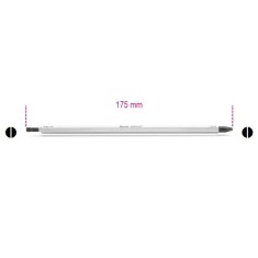 GIRAVITE BIVALENTI PER VITI A TESTA CON INTAGLIO MM 1x5,5-1,2x6,5 ART. 1281LP   