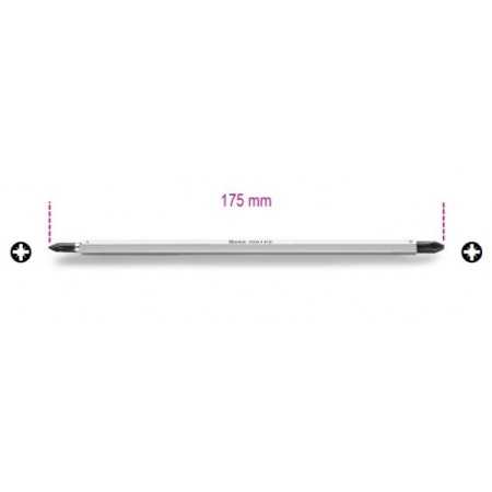 GIRAVITE BIVALENTI PER VITI CON IMPRONTA A CROCE POZIDRIV®-SUPADRIV® PZ 1-2 ART. 1281PZ   