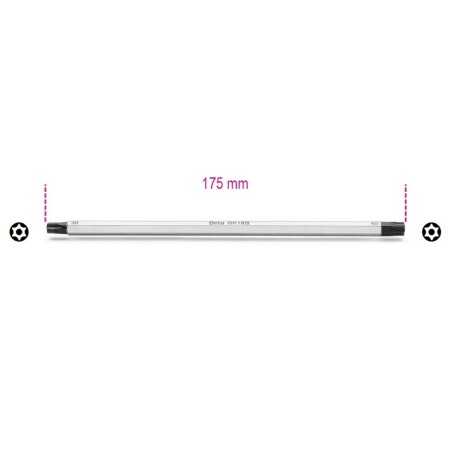 CHIAVI MASCHIO BIVALENTI PER VITI CON IMPRONTA TAMPER RESISTANT TORX® T10-T15 ART. 1281RTX   