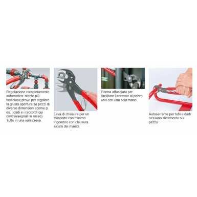 PINZA REGOLABILE PER TUBI E DADI SmartGrip® 