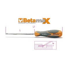 CHIAVI MASCHIO ESAGONALE CON ESTREMITA' SFERICA CON IMPUGNATURA MM 4 ART. 1293BP   