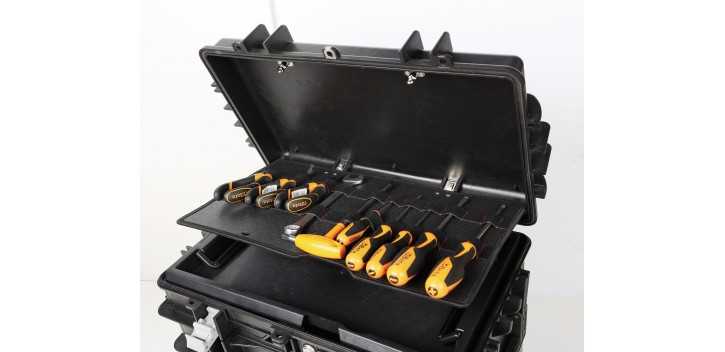 TROLLEY PORTAUTENSILI IN POLIPROPILENE CON 4 CASSETTI, VUOTO BETA C14