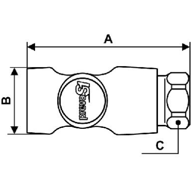 RUBINETTO FILETTATO FEMMINA PREVO S1 ESI07 G 3/8"