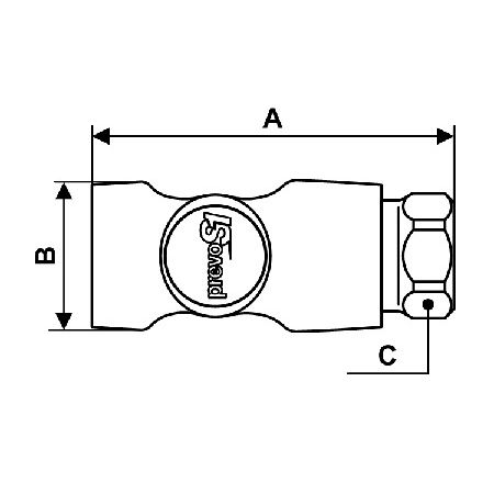 RUBINETTO FILETTATO FEMMINA PREVO S1 ESI07 G 3/8"