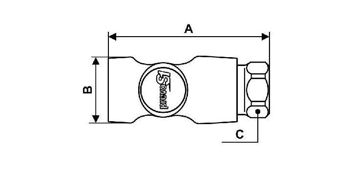 RUBINETTO FILETTATO FEMMINA PREVO S1 ESI07 G 1/2"