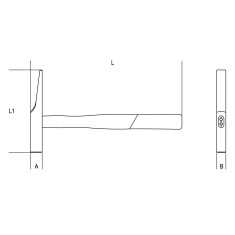 MARTELLO TIPO FRANCESE PER ELETTRICISTI A MM 18 ART. 1379F    2