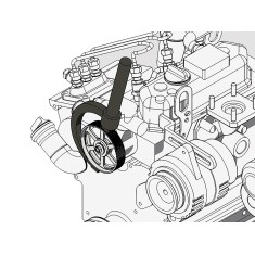 ATTREZZI 1/2 LUNA BLOCCA PULEGGE BP 1485BP 2