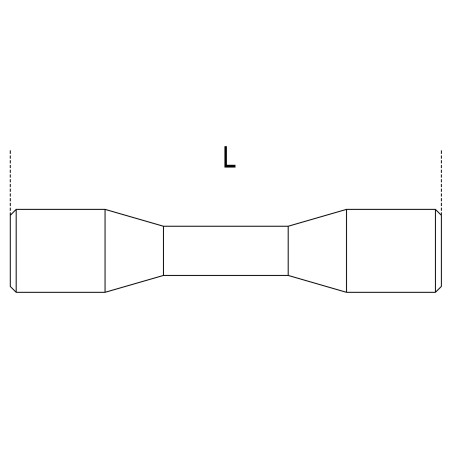 ESTRATTORI A BUSSOLA LUNGHI PER DADI DESTRORSI DANNEGGIATI CON ATTACCO QUADRO MM 19 ART. 1428L