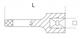 ESTRATTORI PER VITIE PRIGIONIERI DANNEGGIATI CON ATTACCO QUADRO MM 2 ART. 1429    2