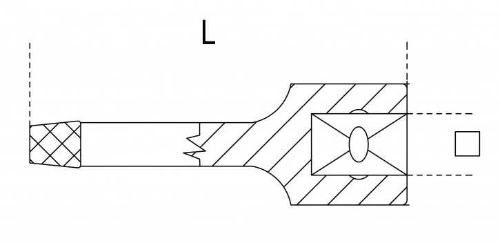 ESTRATTORI PER VITIE PRIGIONIERI DANNEGGIATI CON ATTACCO QUADRO MM 2 ART. 1429   