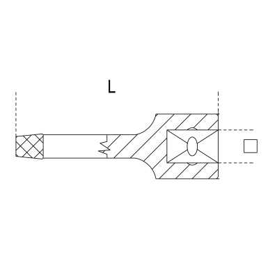 ESTRATTORI PER VITIE PRIGIONIERI DANNEGGIATI CON ATTACCO QUADRO MM 3 ART. 1429   