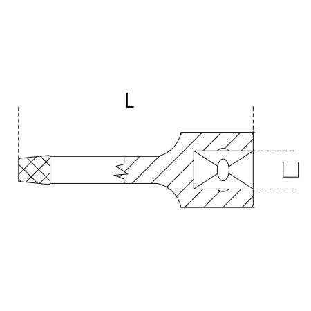 ESTRATTORI PER VITIE PRIGIONIERI DANNEGGIATI CON ATTACCO QUADRO MM 4 ART. 1429   