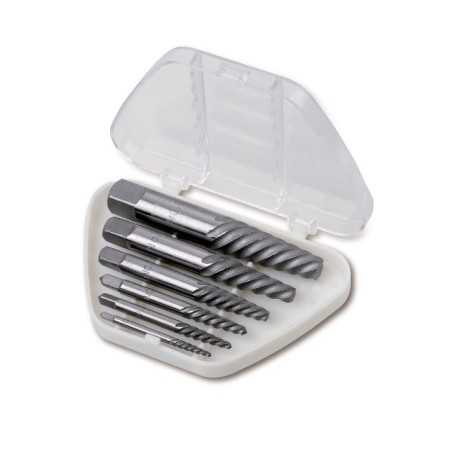 SERIE DI 5 ESTRATTORI CONICI PER VITI E PRIGIONIERI SPEZZATI IN ACCIAIO LEGATO ART. 1430/S5