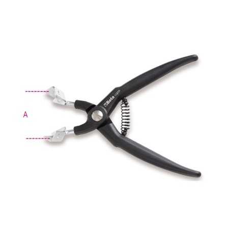 PINZA PER RELE PIEGATA A 60 GRADI, BETA 1497P