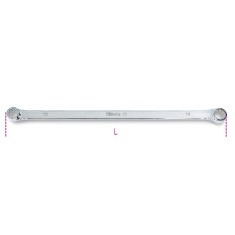 CHIAVI POLIGONALI DOPPIE DIRITTE EXTRALUNGHE MM 13x15 ART. 88  