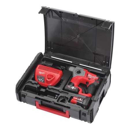 Trapano avvitatore a percussione Fuel Milwaukee M12 CPD-602X batterie 6 Ah 