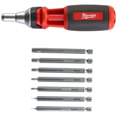 GIRAVITE MULTIFUNZIONE MILWAUKEE SET BIT HEX   