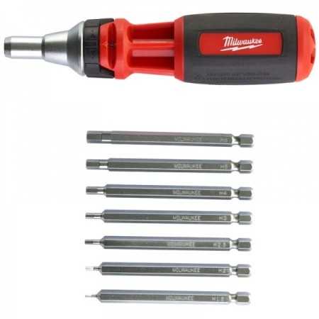 GIRAVITE MULTIFUNZIONE MILWAUKEE SET BIT HEX   