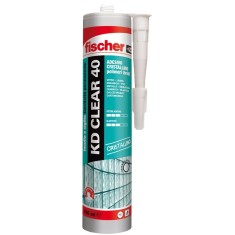 Adesivo sigillante cristallino ad alto modulo a base di polimeri ibridi. Elasticità permanente. 