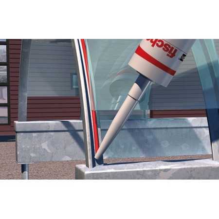 Adesivo sigillante cristallino ad alto modulo a base di polimeri ibridi. Elasticità permanente. 