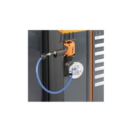 Banco da lavoro da 2 metri con piano grigio per arredo officina RSC55