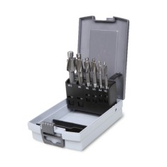 SERIE DI 6 SVASATORI CON PERNO GUIDA GRADO FINE IN ACCCIAIO HSS ART. 421/SP6