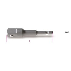 RACCORDI PER AVVITATORI 1/2 L MM 75 ART. 892/7   