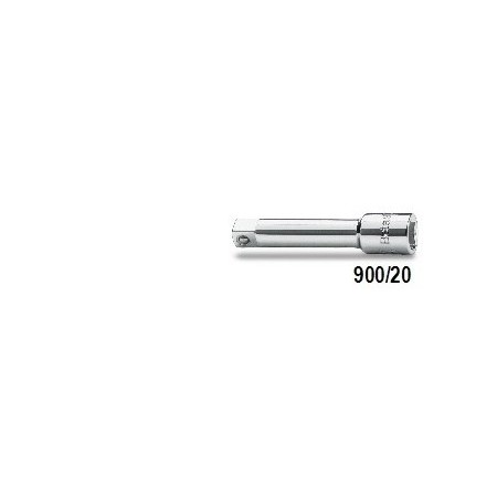 PROLUNGHE CON ATTACCHI QUADRI FEMMINA E MASCHIO 1/4" CROMATE ART. 900/20   