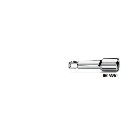 PROLUNGHE CON ATTACCHI QUADRI FEMMINA E MASCHIO 1/4" ANGOLARI CROMATE ART. 900AN/50   