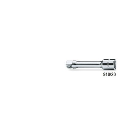 PROLUNGHE CON ATTACCHI QUADRO MASCHIO E FEMMINA 3/8" CROMATE ART. 910/21   