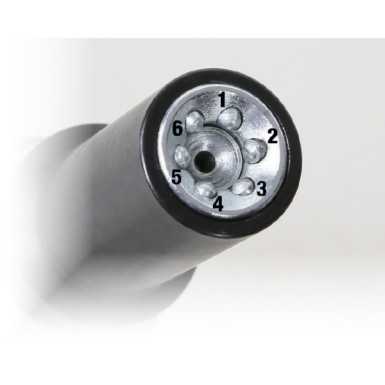 TESTINA INGRASSAGGIO AUTOBLOCCANTE A 6 SPILLI 1750TA