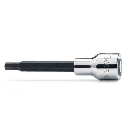 CHIAVI A BUSSOLA MASCHIO ESAGONALE CON ATTACCO QUADRO FEMMINA 1/2" CROMATE MM 9L ART. 920PE   