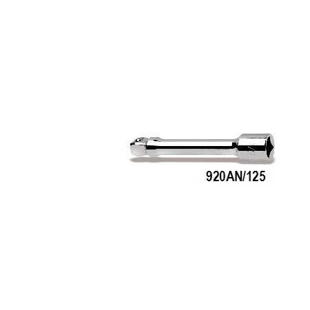 PROLUNGHE CON ATTACCHI QUADRI MASCHIO E FEMMINA 1/2" ANGOLARI CROMATE ART. 920AN/125   
