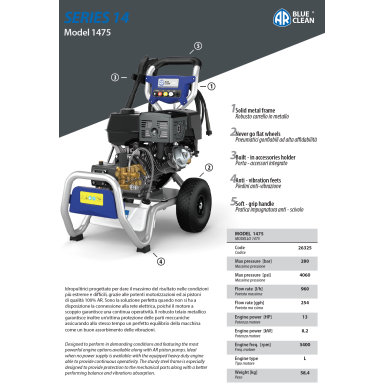 IDROPULITRICE MOD. 391 ACQUA FREDDA ANNOVI REVERBERI   